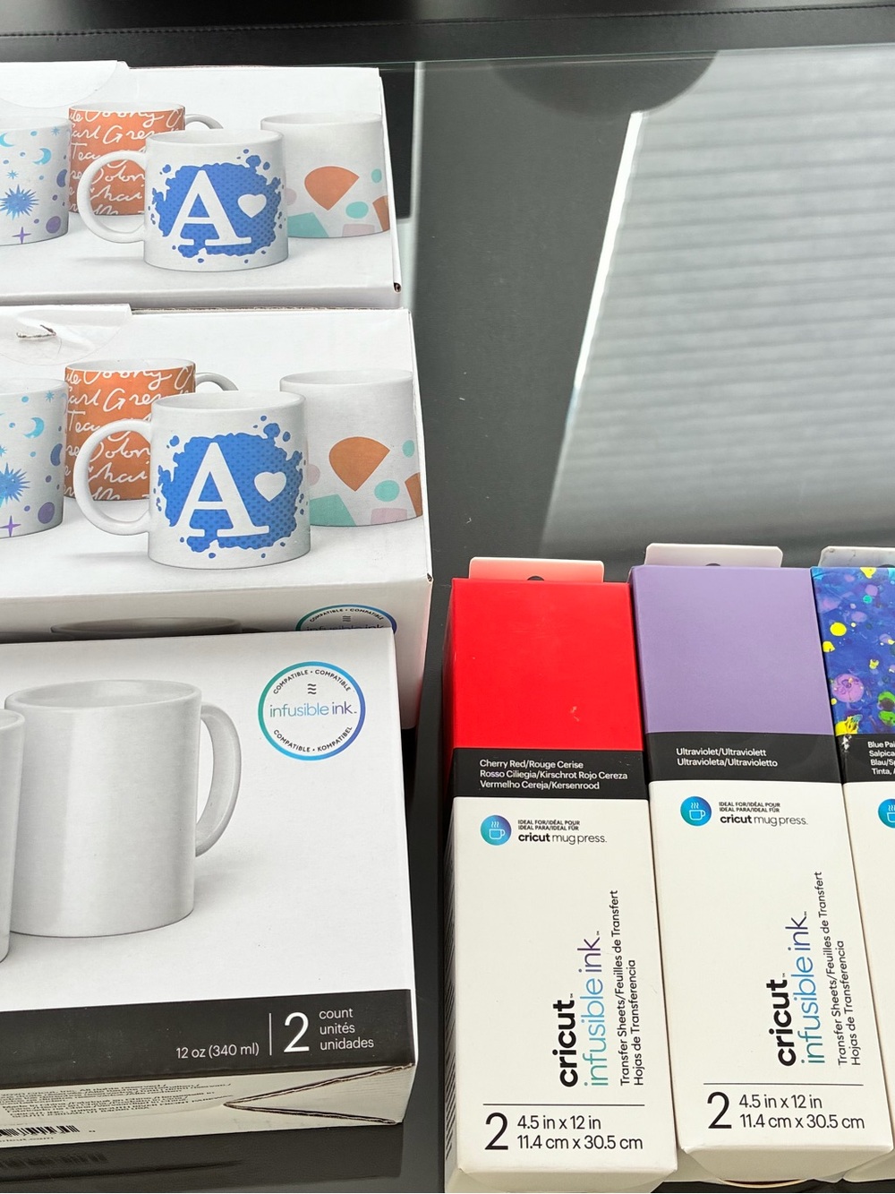 Cricut Mug Press Cups and Infusible Ink Transfer Sheets